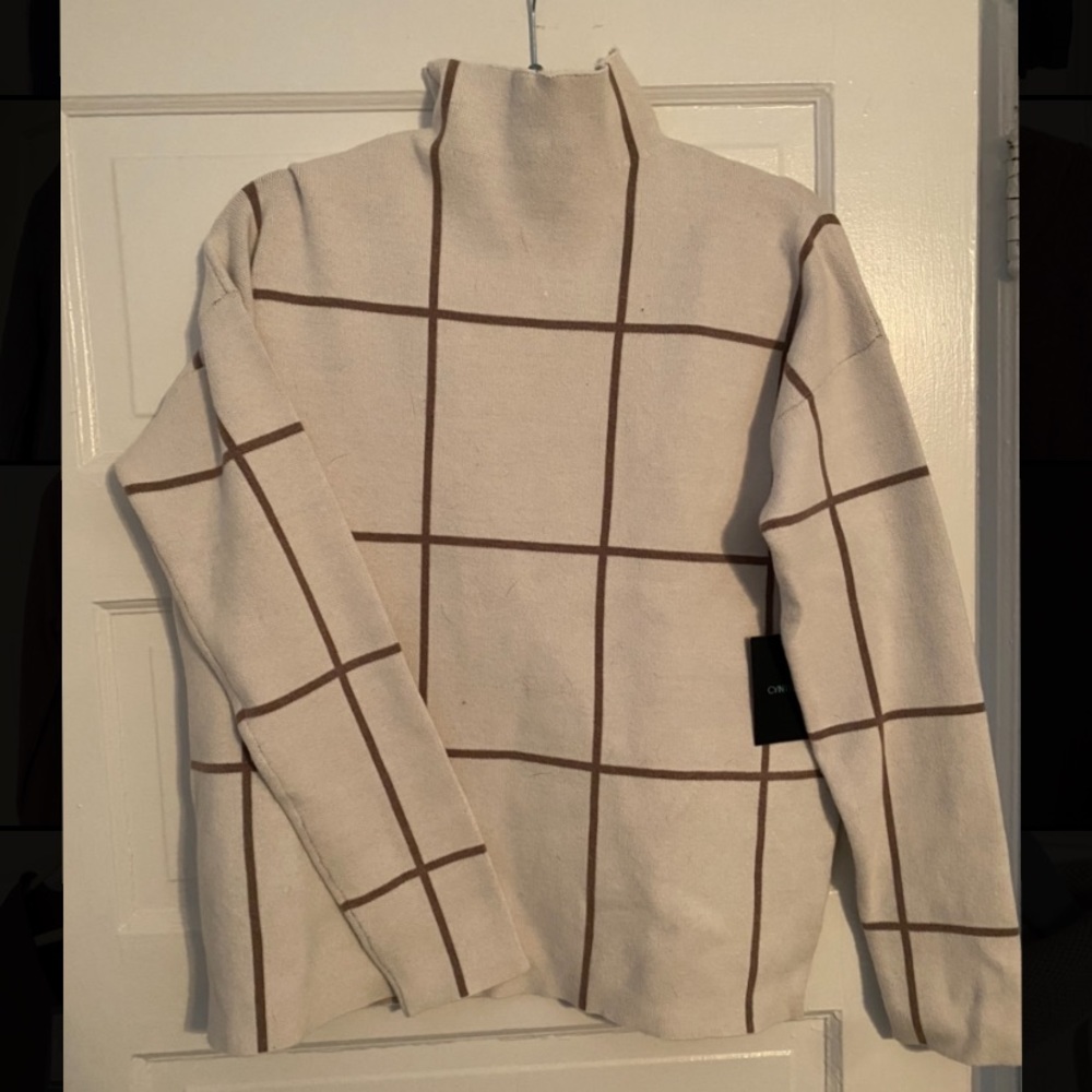 Cynthia Rowley mock neck sweater